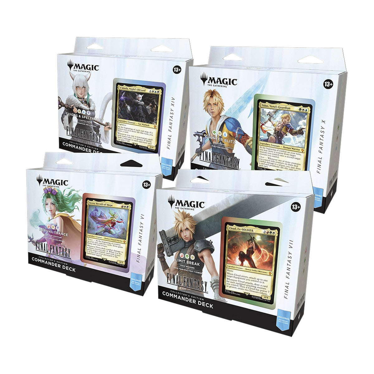 MTG Final Fantasy Collector's Edition Commander Deck Set of 4 (English) - Capyquest TCG