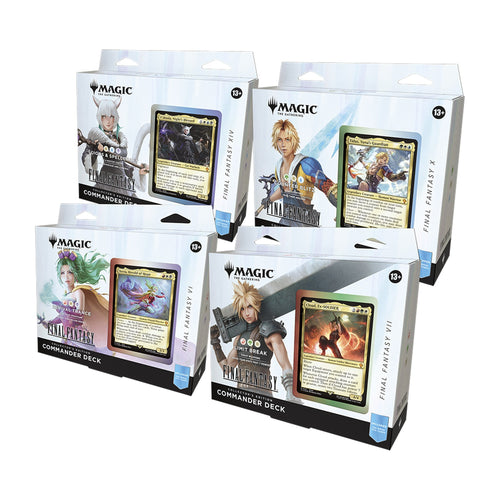 MTG Final Fantasy Collector's Edition Commander Deck Set of 4 (English) - Capyquest TCG