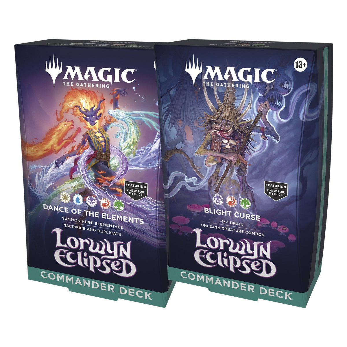 MTG Lorwyn Eclipsed Commander Deck Set of 2 – Both Decks (English) - Capyquest TCG