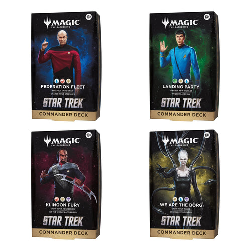 MTG Star Trek Commander Deck Set of 4 – All Four Decks (English) - Capyquest TCG